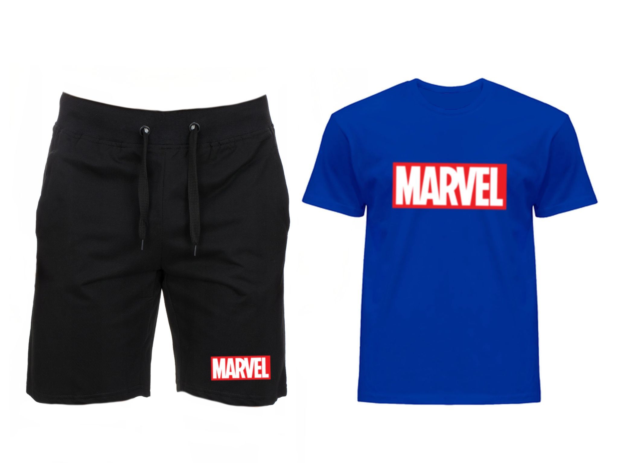 Komplet Tričko Kraťasy Marvel Pánské XL