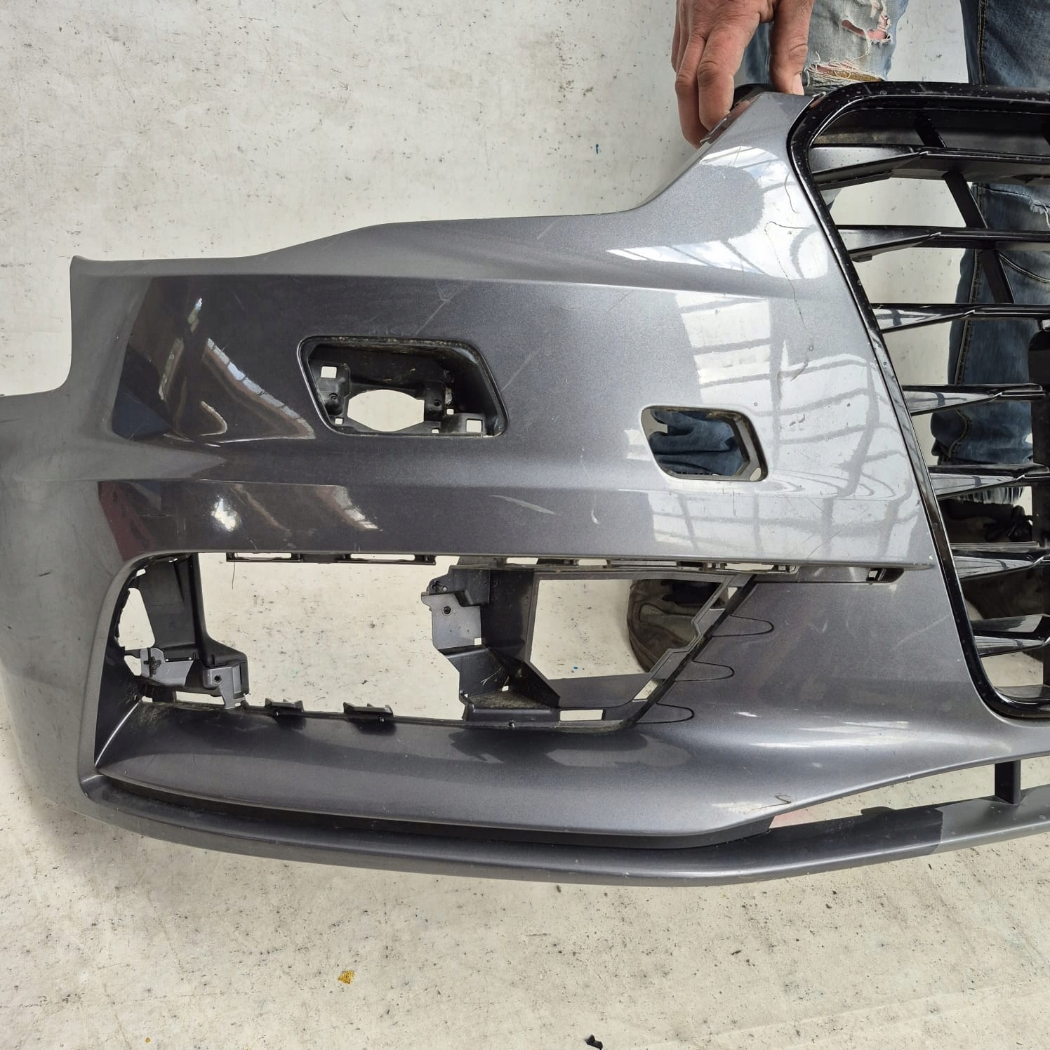 AUDI A3 III 3 8V sedan 13-16 bumper front front washer