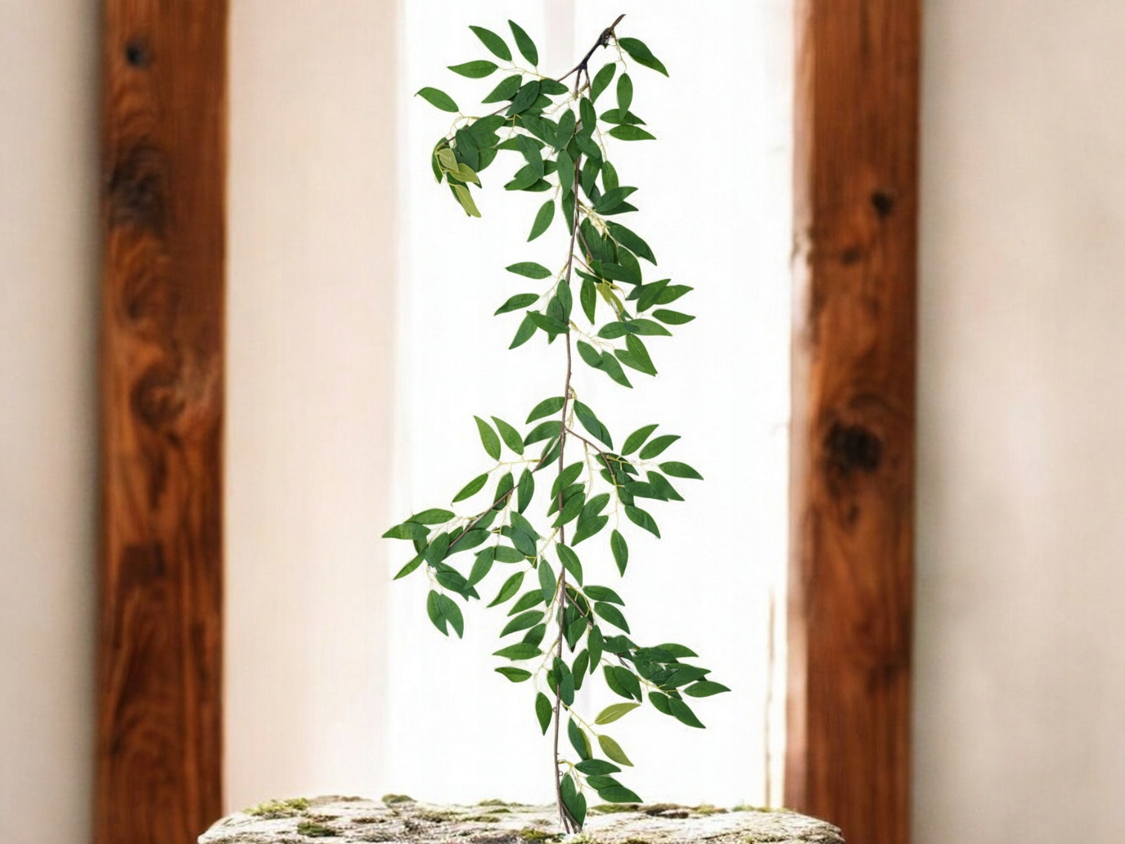 SZTUCZNE KWIATY GIRLANDA RUSKUS ZWISAJĄCA GĘSTA DEKORACJA ZIELONA 170cm Typ inny