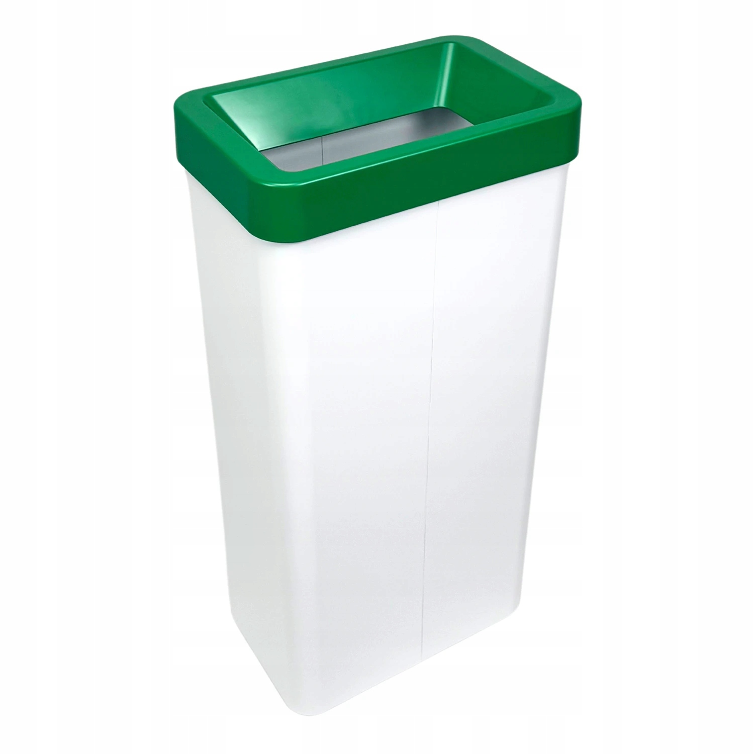 Odpadkový kôš na triedený odpad Caimi Brevetti Maxi W, 85 L, zelený, sklo bar