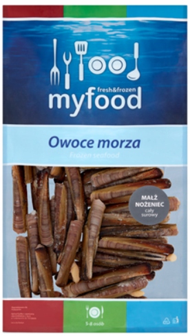 Levně myfood Nožní mušle surové 40/60 1 kg