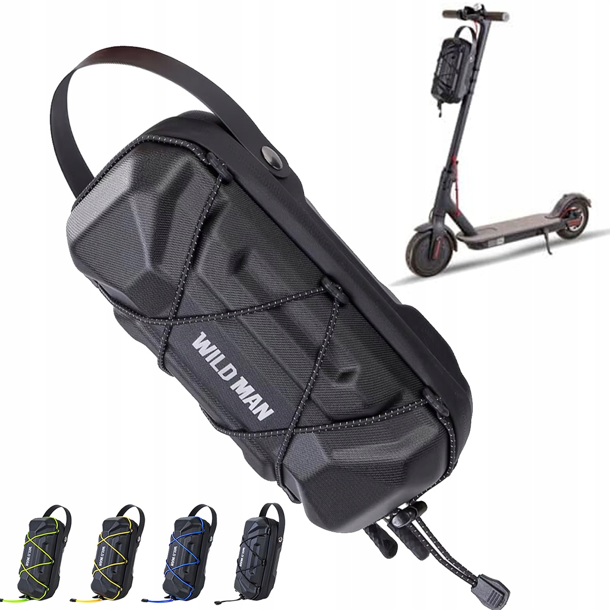 Wild Man Wodoodporna Sakwa Na Hulajnogę Torba Na Kierownicę Sztywna 3L