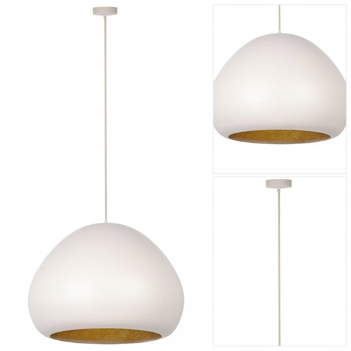 Závěsná zlatá Lava moderní výrazná forma vedle krbu Sigma Lighting
