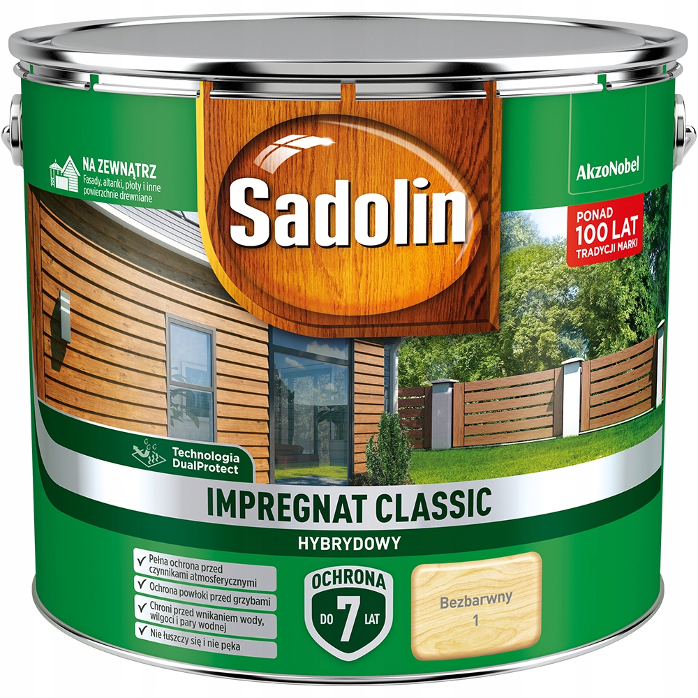 Sadolin Classic Impregnat 9L Bezbarwny