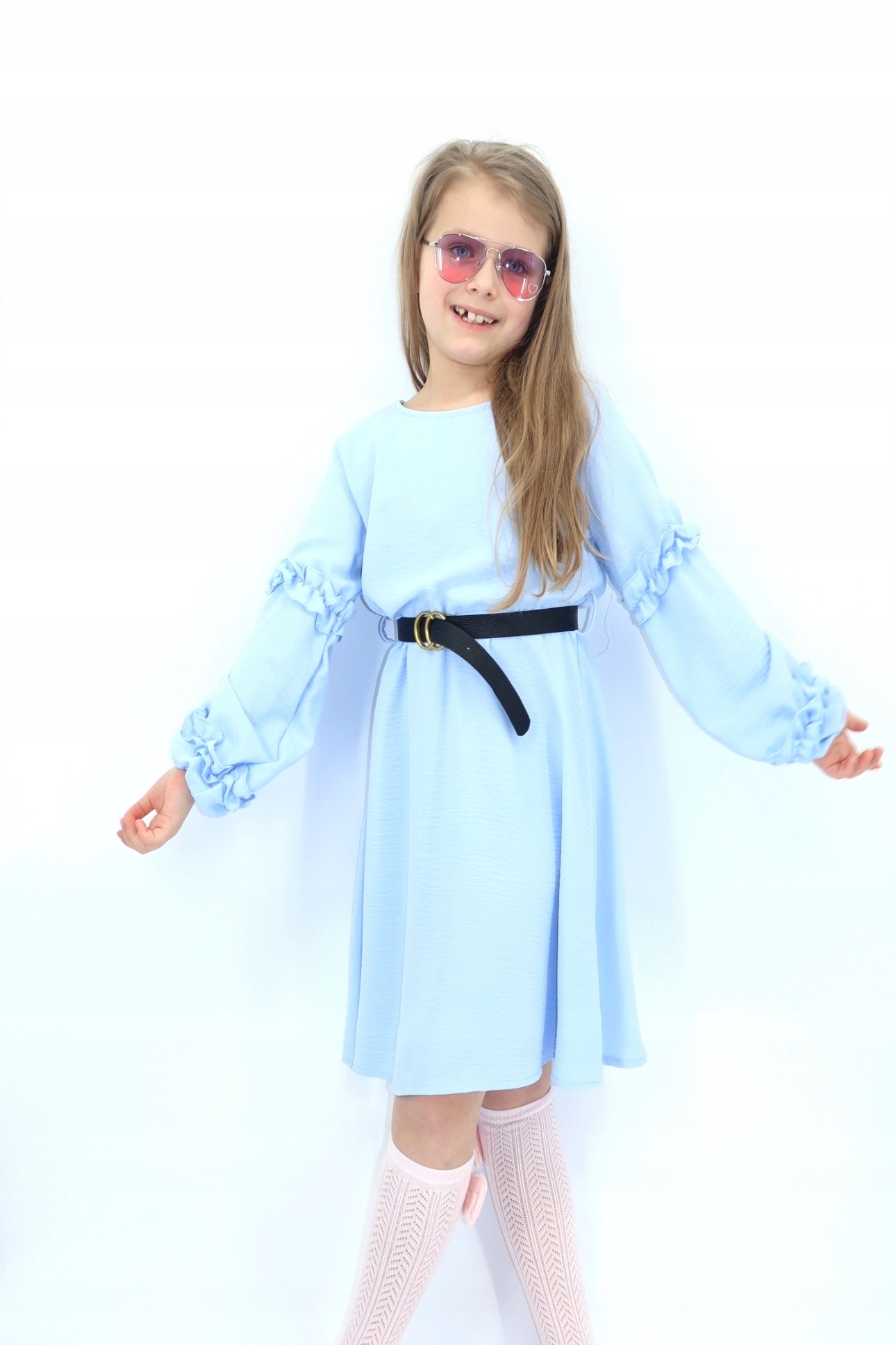 Sukienka z paskiem 164 cm -13/14 lat Marka bez marki