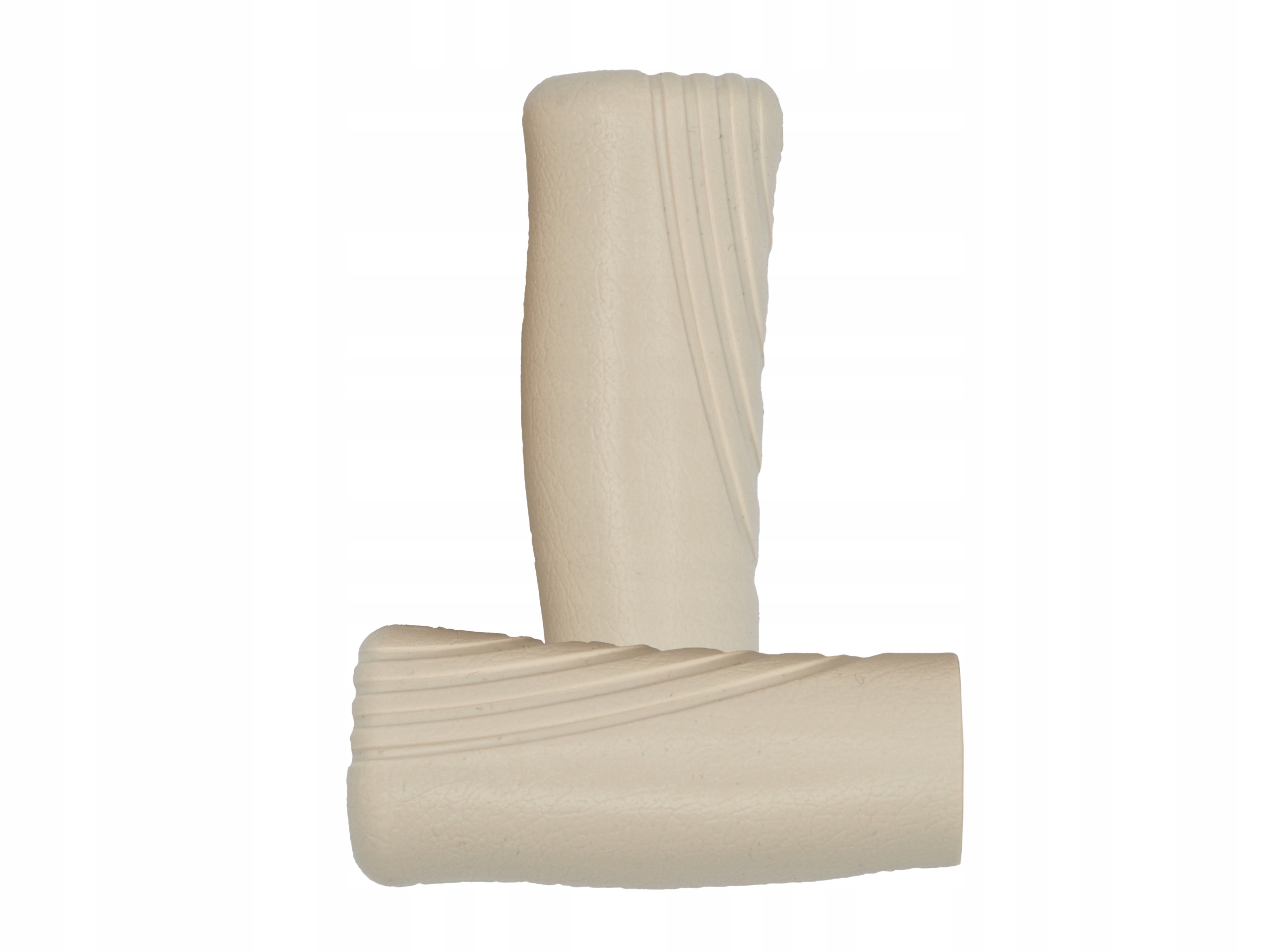 Chwyt rowerowy PIK 120/90 mm, kremowy, zestaw Marka BRAT