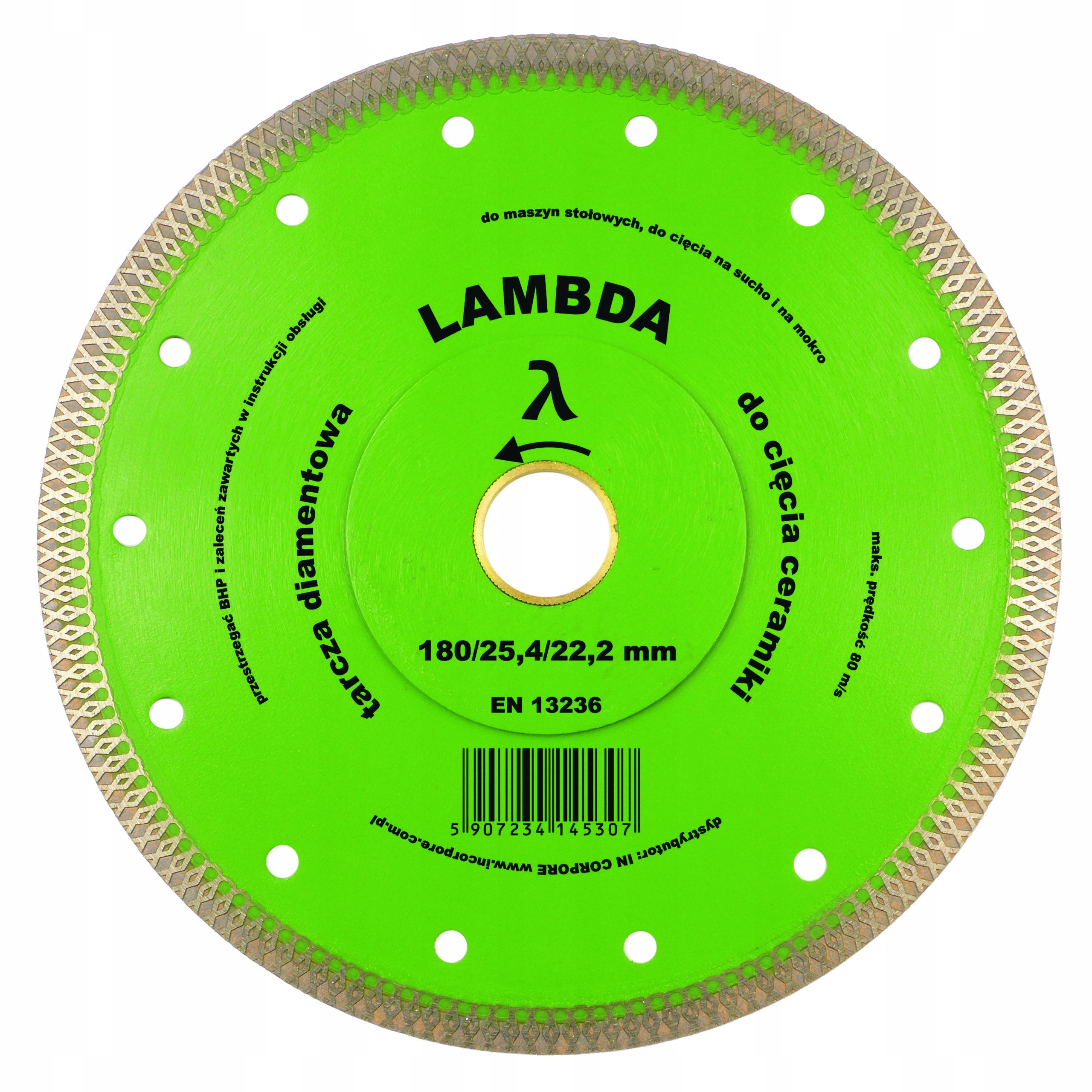 

Lambda Tarcza Diamentowa Do Cięcia Ceramiki fi.200