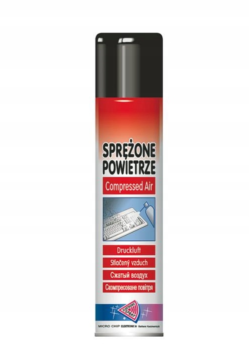 

Sprężone powietrze 300ml.-palne Microchip