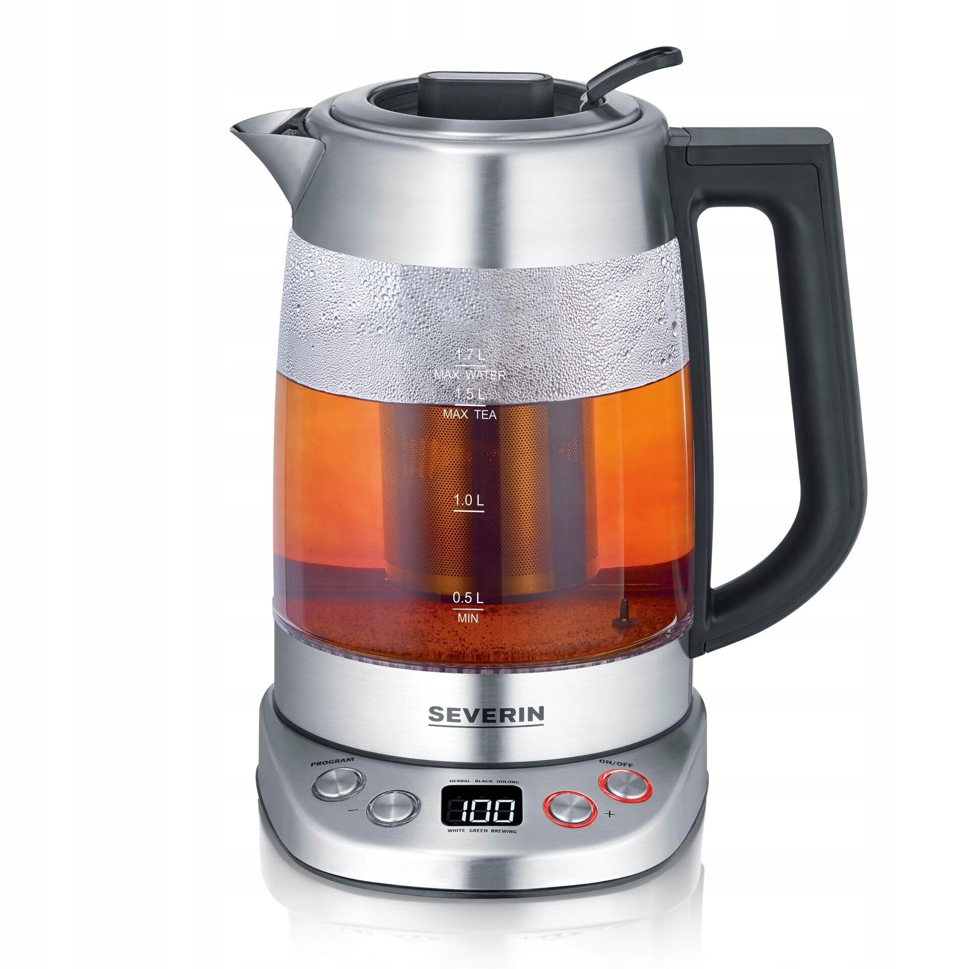 Rychlovarná konvice Severin, Wk 3480, 2v1, s čajovarem, nastavitelné