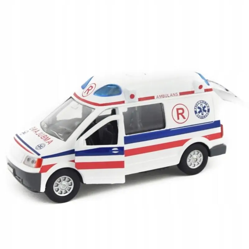 

Ambulans Karetka Pogotowia Van Światło Dźwięk 15s
