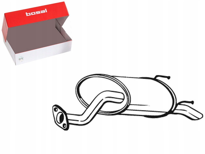 Tlmič Výfukového Systému Zadný Honda Jazz II 1.2 1.3 Asistent Kolízia #34
