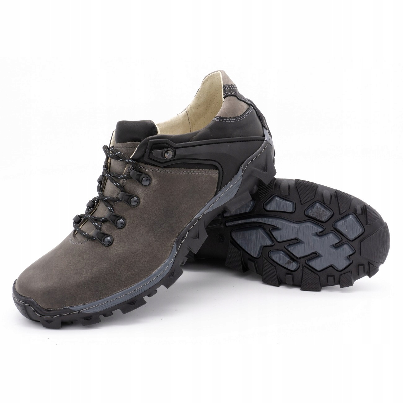 

Buty Męskie Trekkingowe Skóra 116 Szary 43