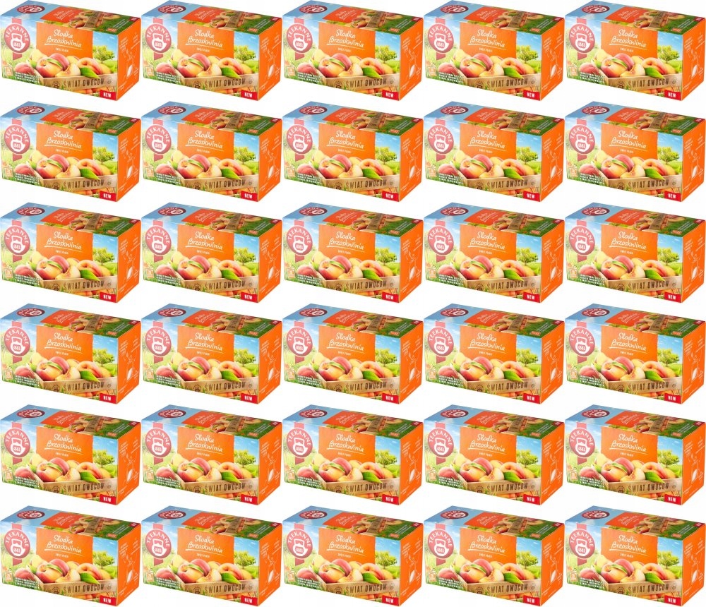 Teekanne Herbata Słodka Brzoskwinia 20tb x60