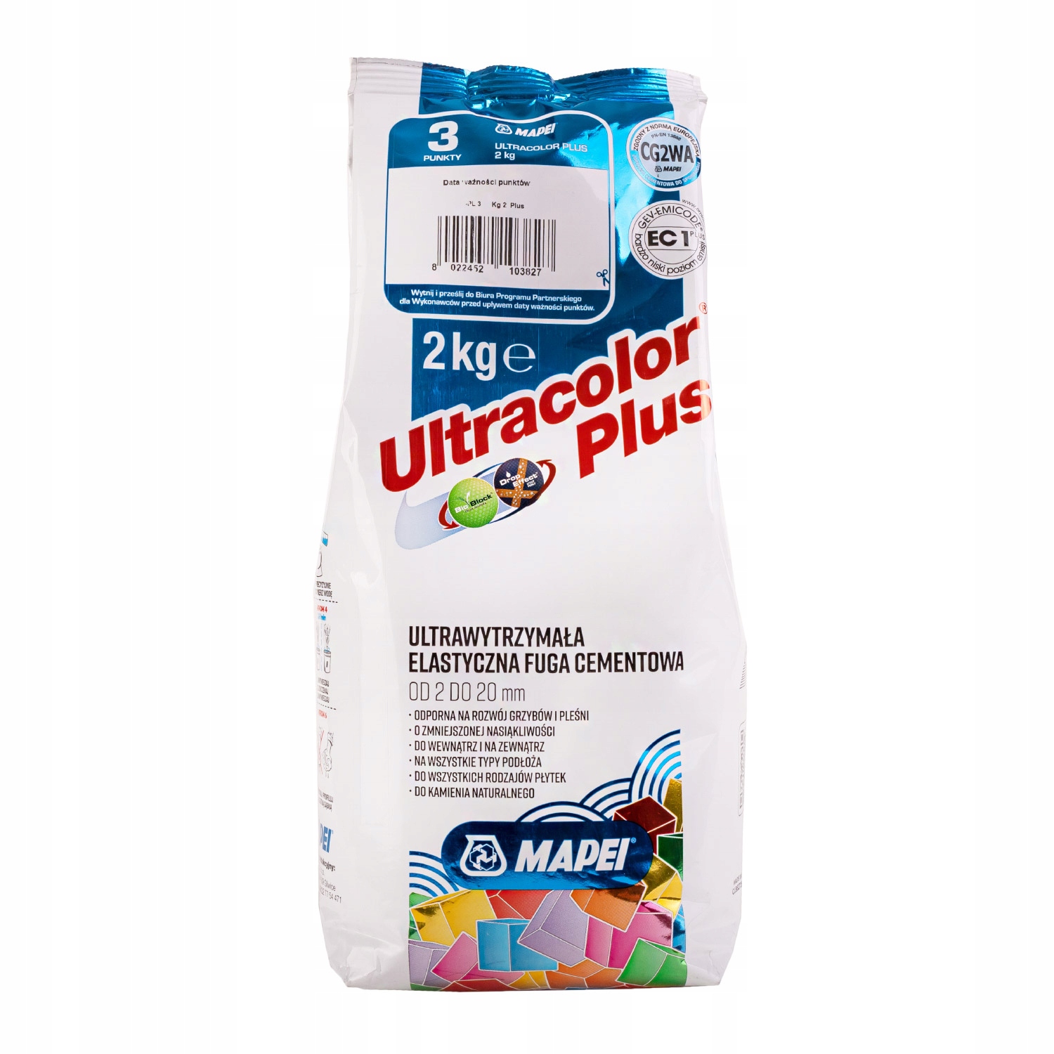 FUGA MAPEI ULTRACOLOR PLUS 2KG 132 BEŻ