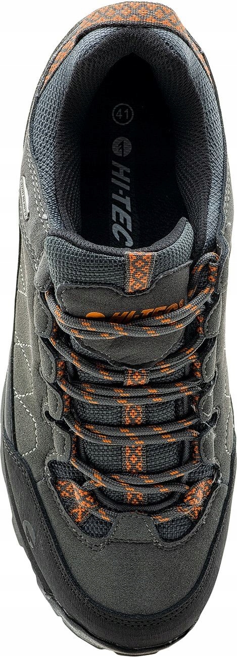 HI-TEC BUTY MĘSKIE SPORTOWE TREKKINGOWE GÓRSKIE 45 Kod producenta DARK GREY/BLACK/ORANGE
