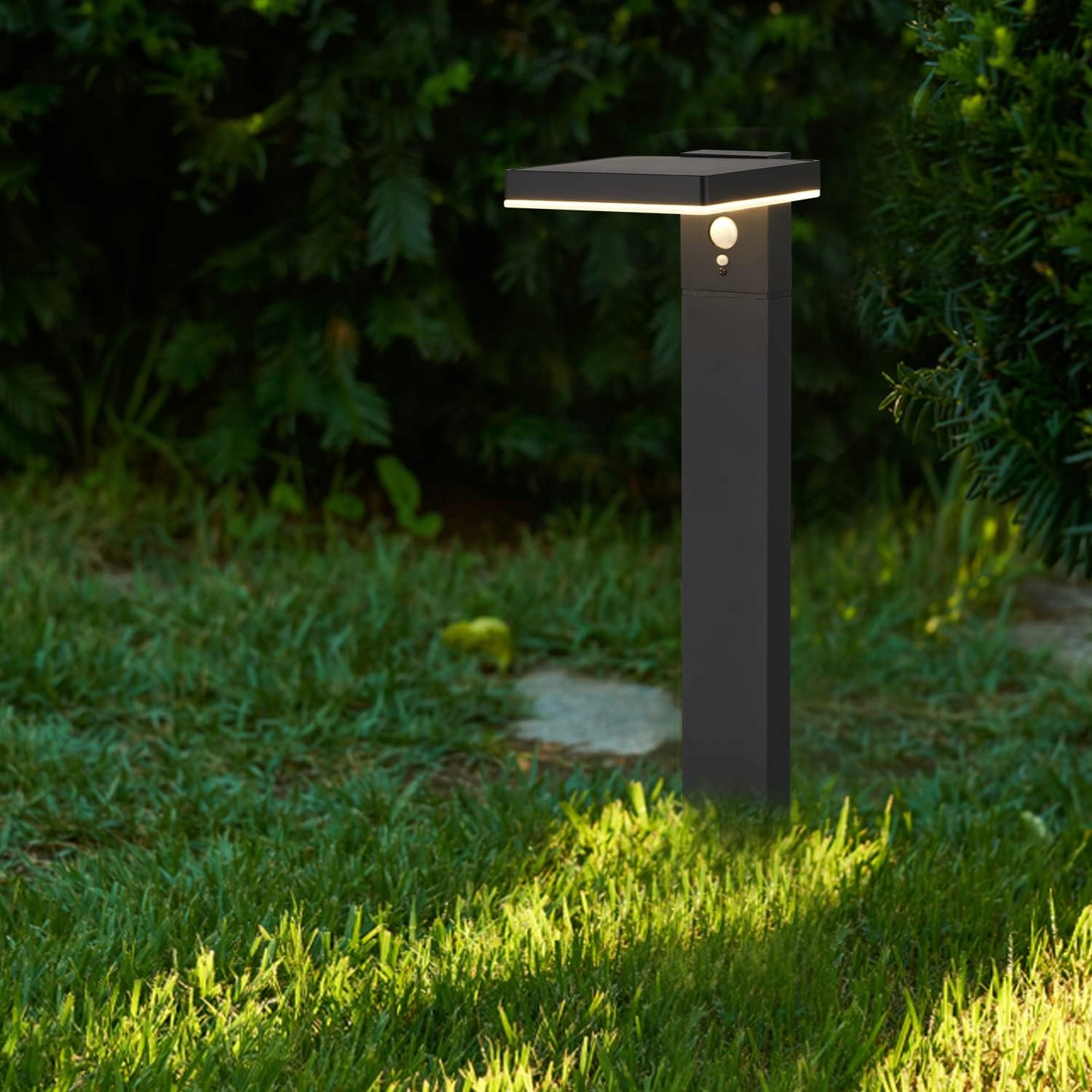 Lampa ogrodowa LED SOLARNA 600 lm SŁUPEK OGRODOWY 50 cm PREMIUM Cechy dodatkowe możliwość pracy w temperaturze poniżej zera wodoodporność