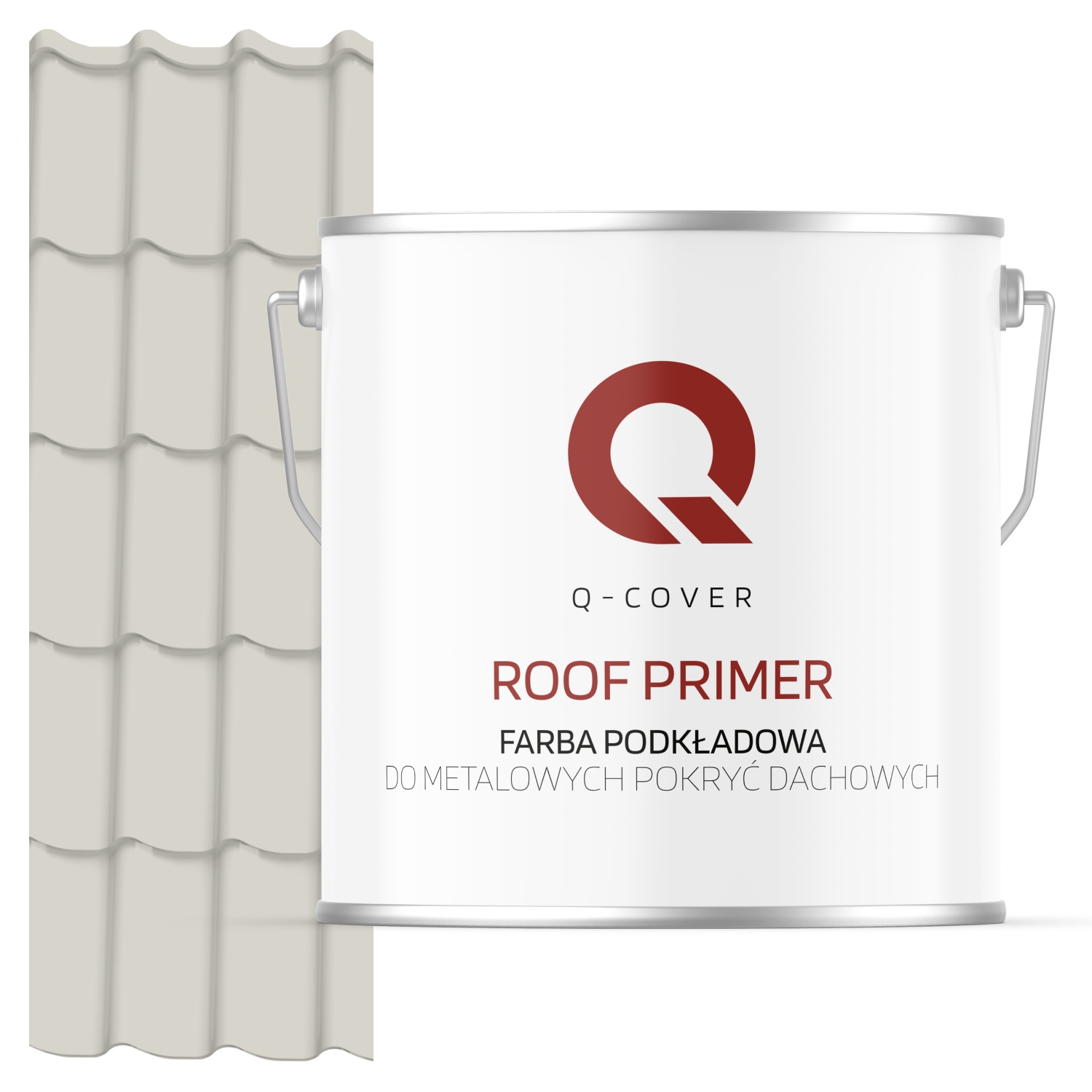 Podkladová Farba Na Kovovú Strechu Biela Šedá Ral 9002 5 L Matná