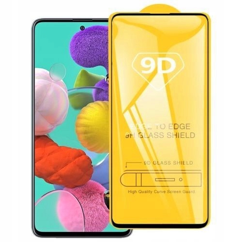 

Szkło Hartowane 9D do Samsung A51 Czarne