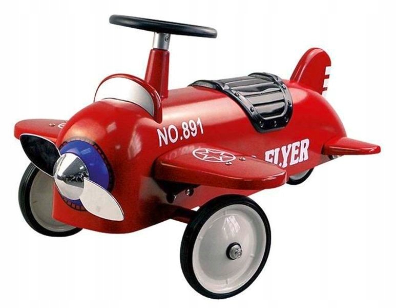 Samolot Jeździk czerwony Pojazd dla dzieci Goki 1+