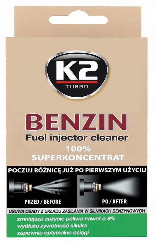 K2 benzin dodatek do paliwa czyści wtryski 50ml