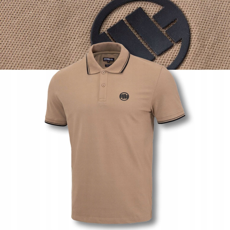 Pánské Polokošile Pitbull Polokošile s límečkem Pique Stripes Regular