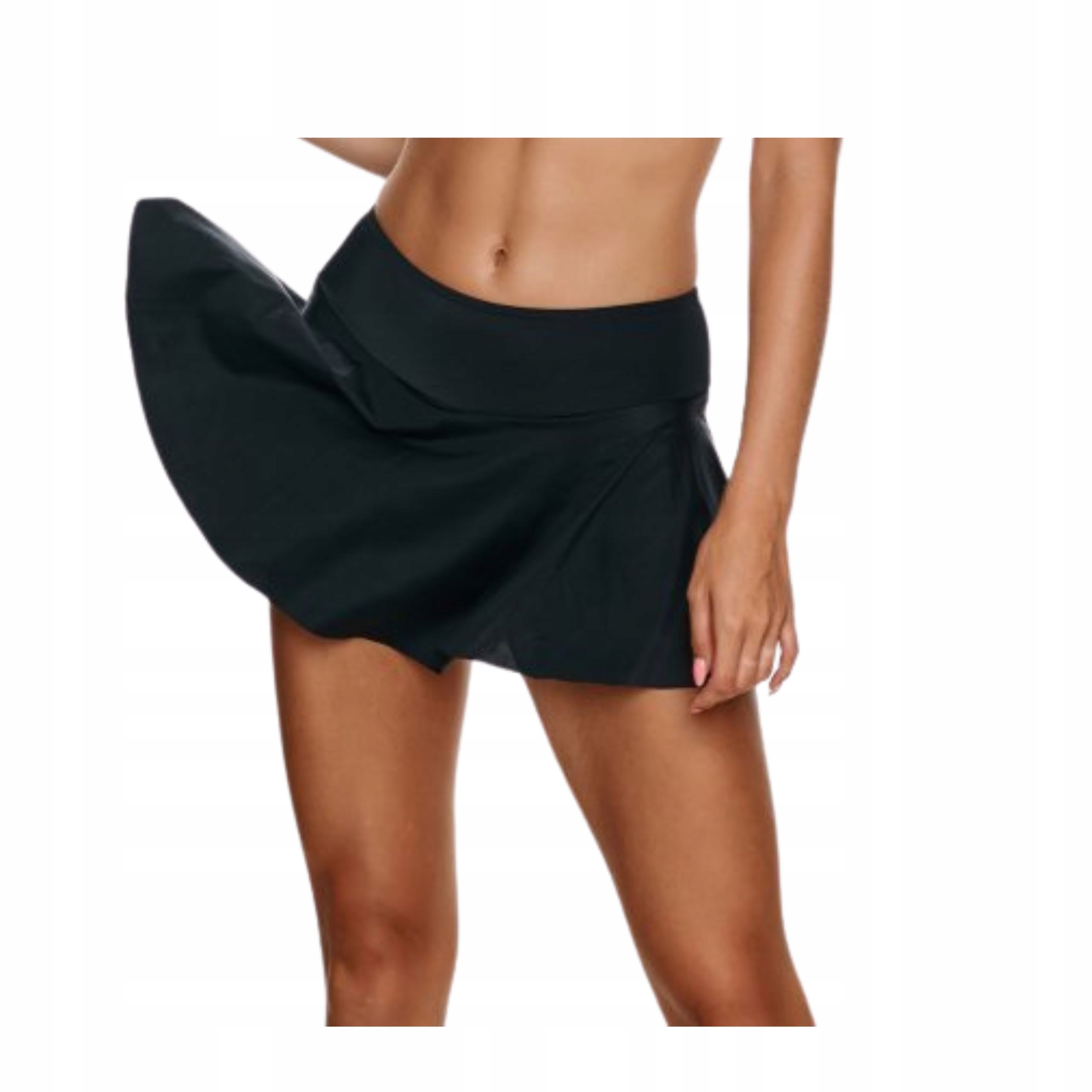 Bikini sukně 42 XL spodní část plavek černá kostým kalhotky Lupo