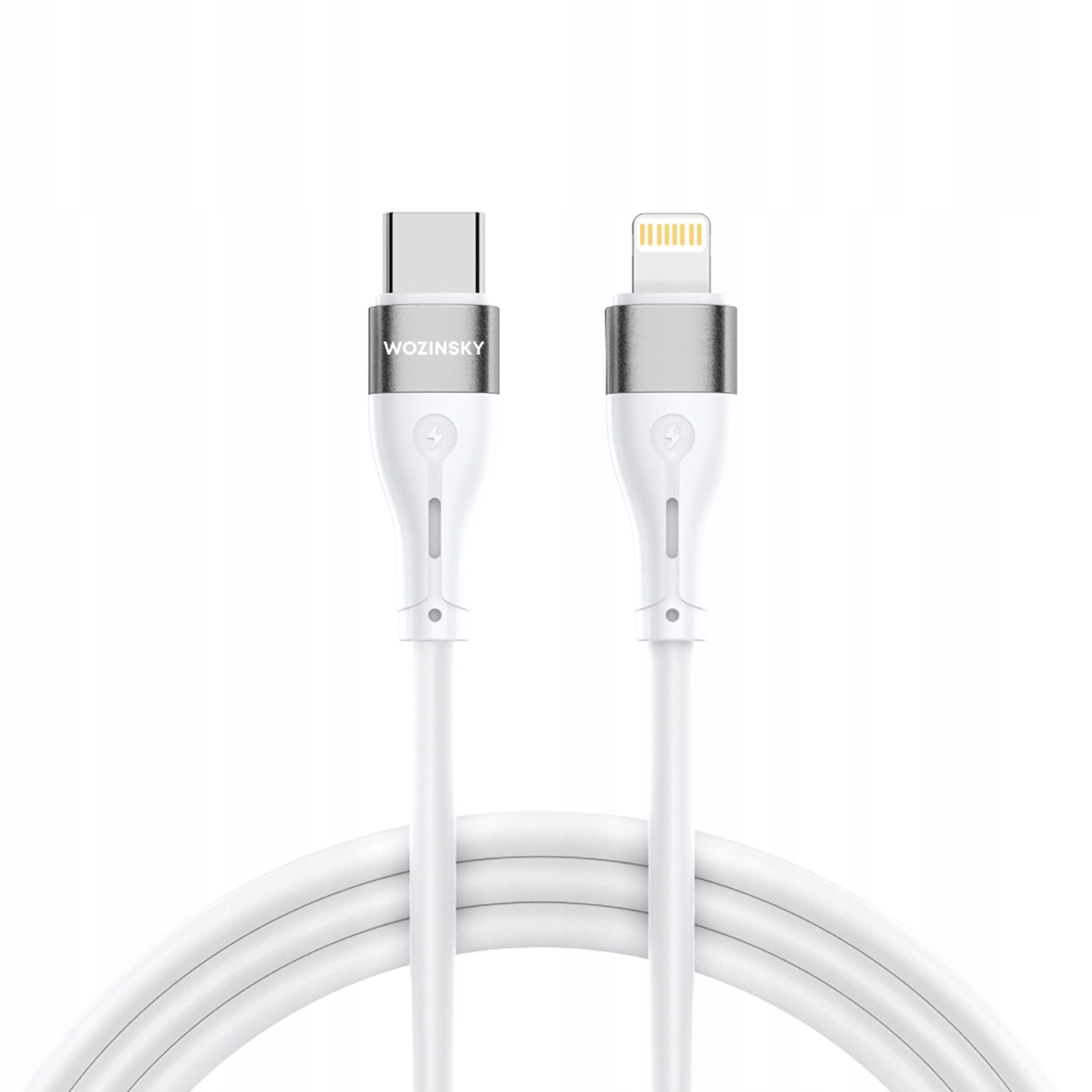 Kabel przewód do iPhone Usb-c Lightning Pd 27W 1m biały