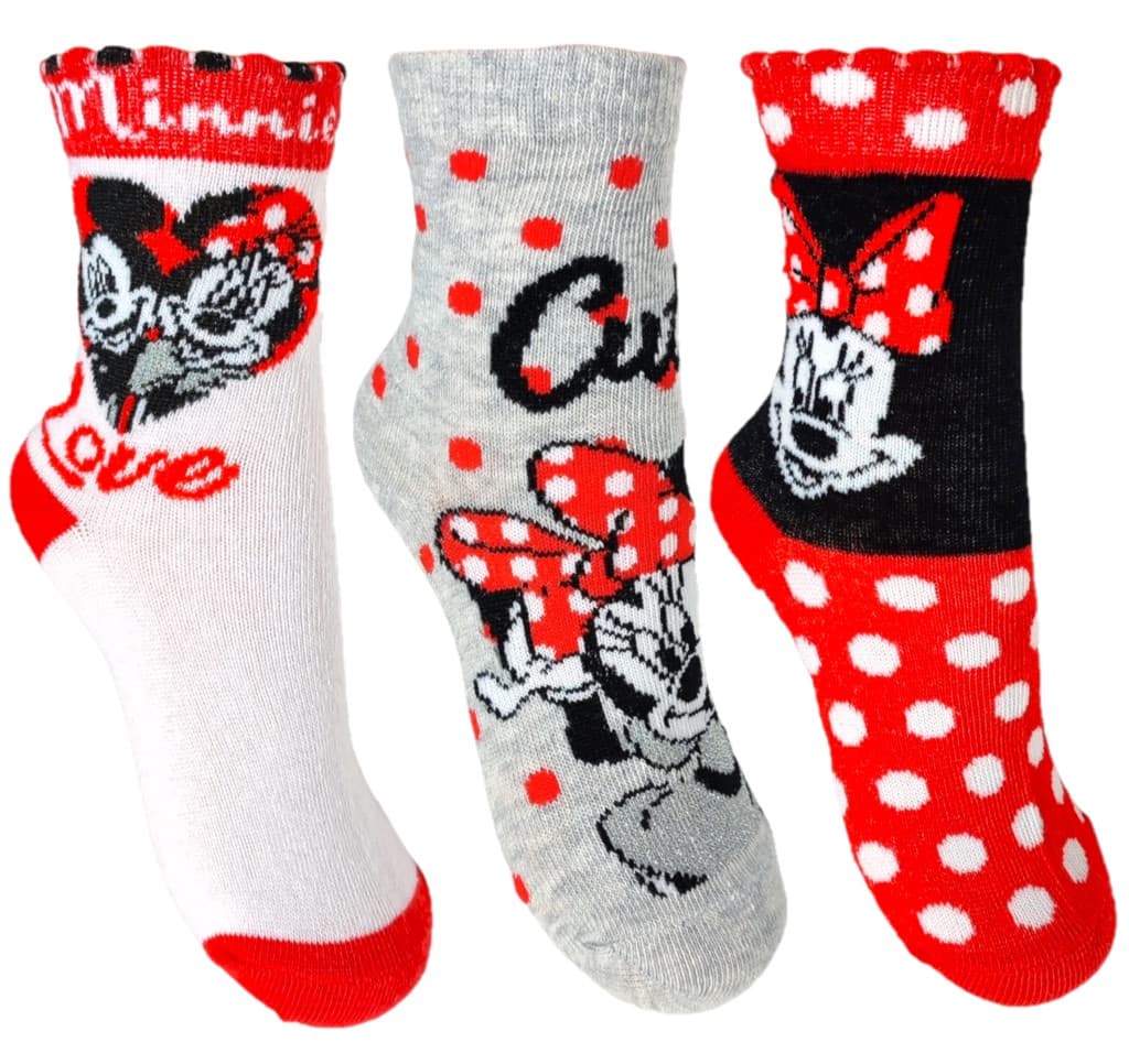 

Skarpetki dziecięce Myszka Minnie 3-pak 23/26