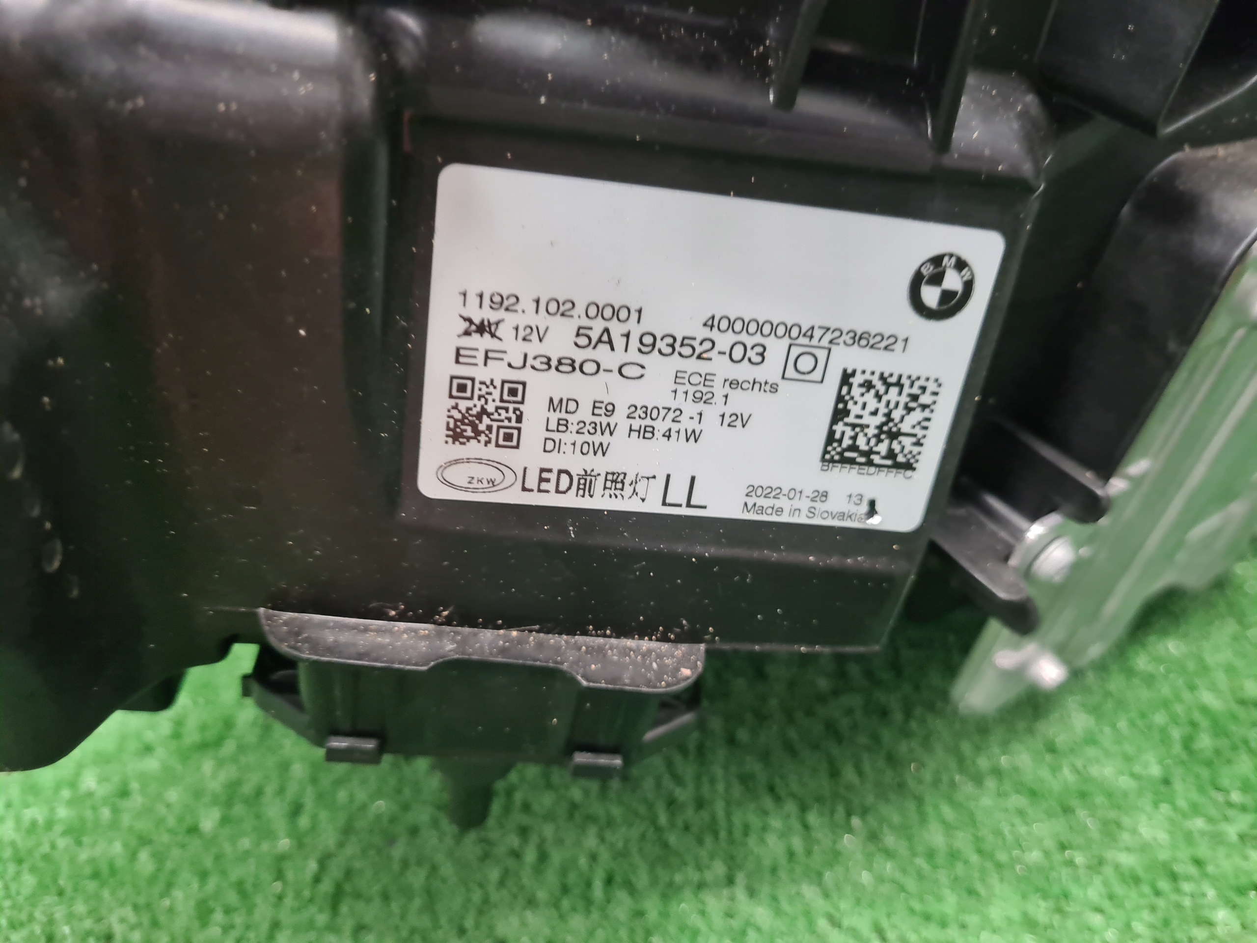 BMW 4 G26 light front front FULL LED EU right left 5A19352 5A19351