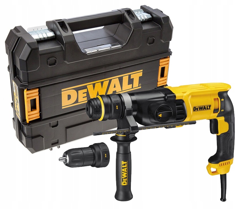 Młotowiertarka Sds+ z wymiennym uchwytem 800W DeWalt D25134K-QS