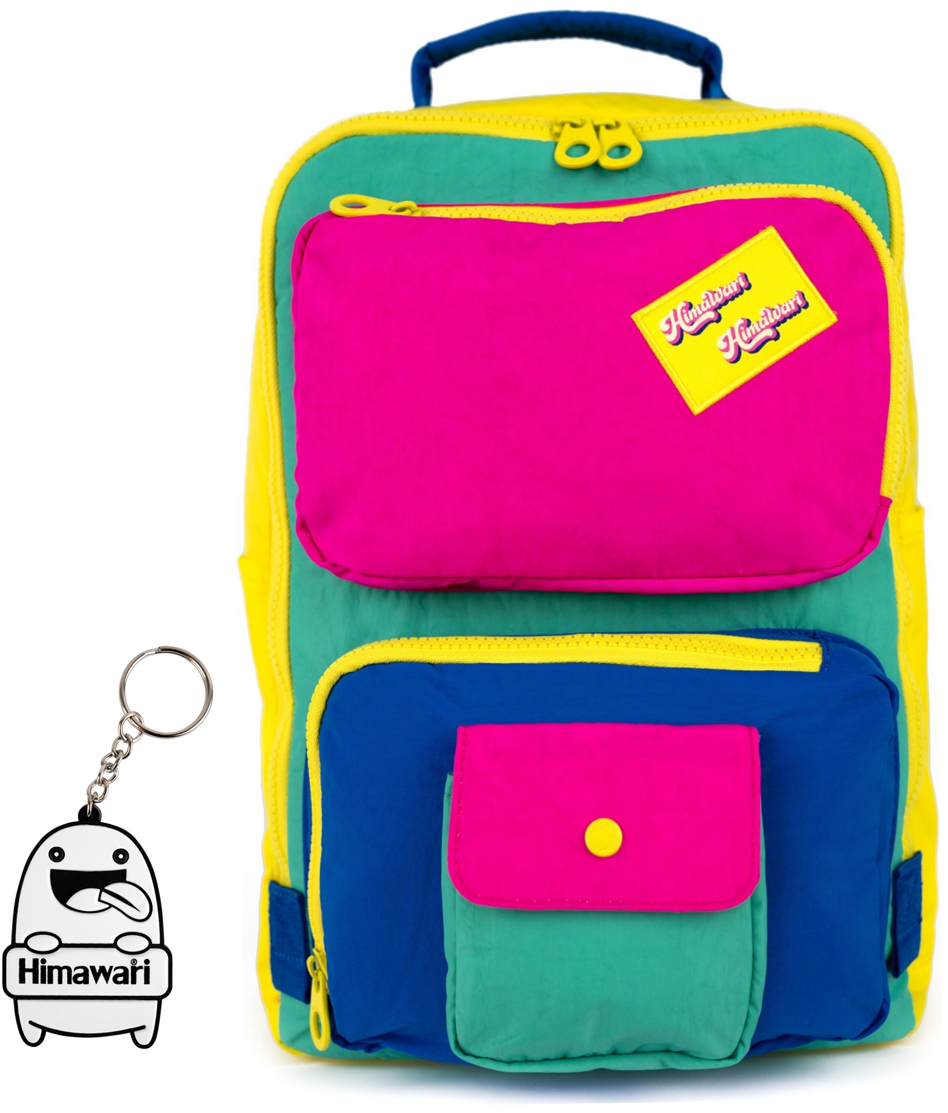 Batoh Himawari Retro S lehké příruční zavazadlo 90s Multicolor