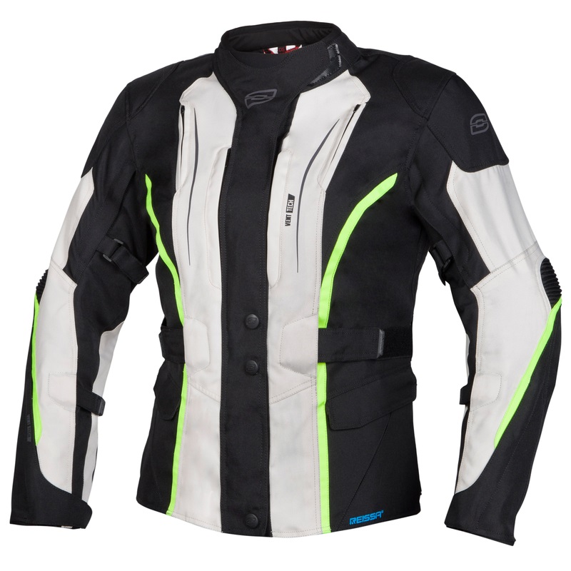 Motocyklová bunda Ozone Sahara Lady Čierna/Sivá