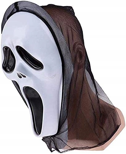 ZESTAW 4 MASKI HALLOWEEN KRZYK DIABEŁ KOSTUCHA Marka Cogio