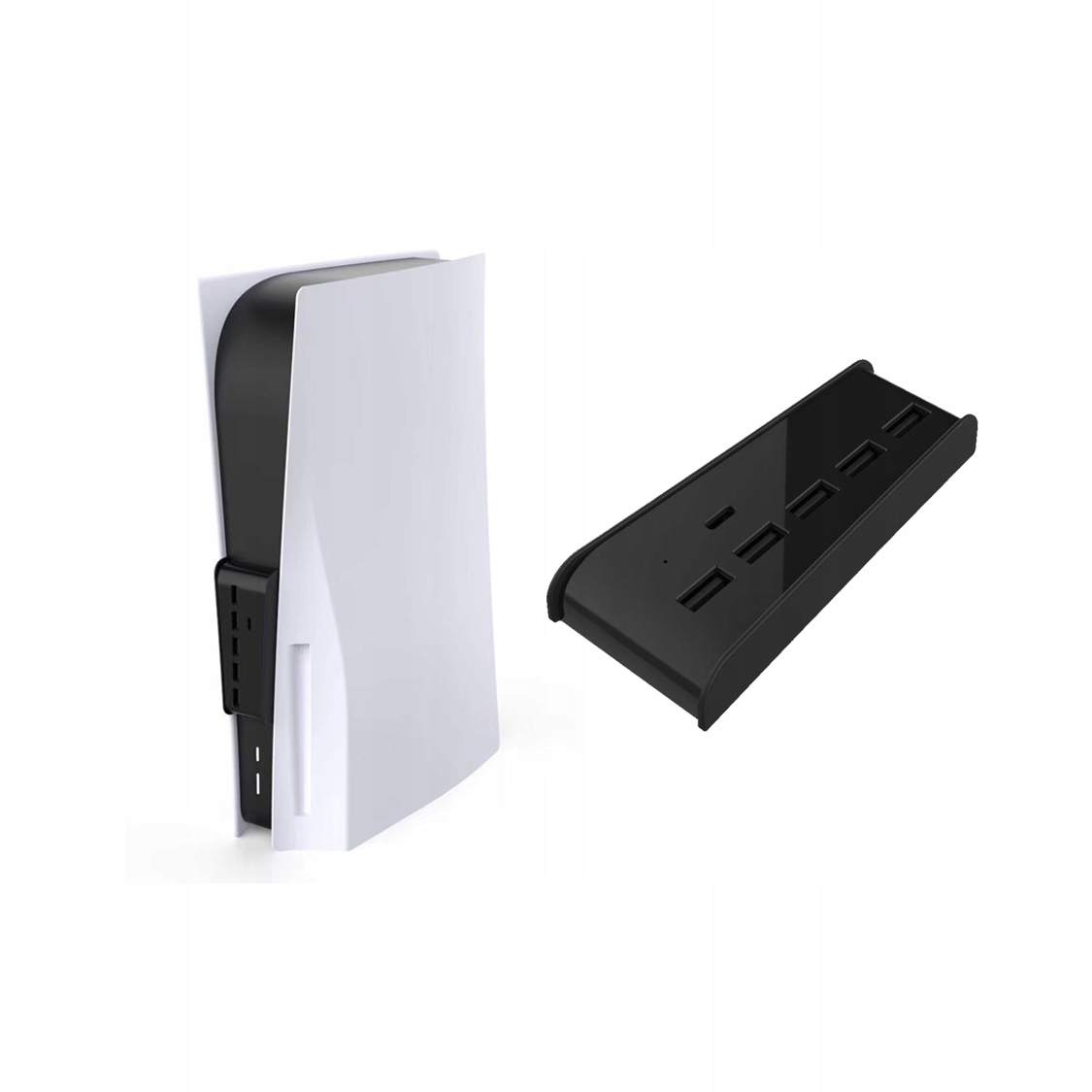 Konwerter USB 3.0 HUB do konsoli PS5 - Czarny