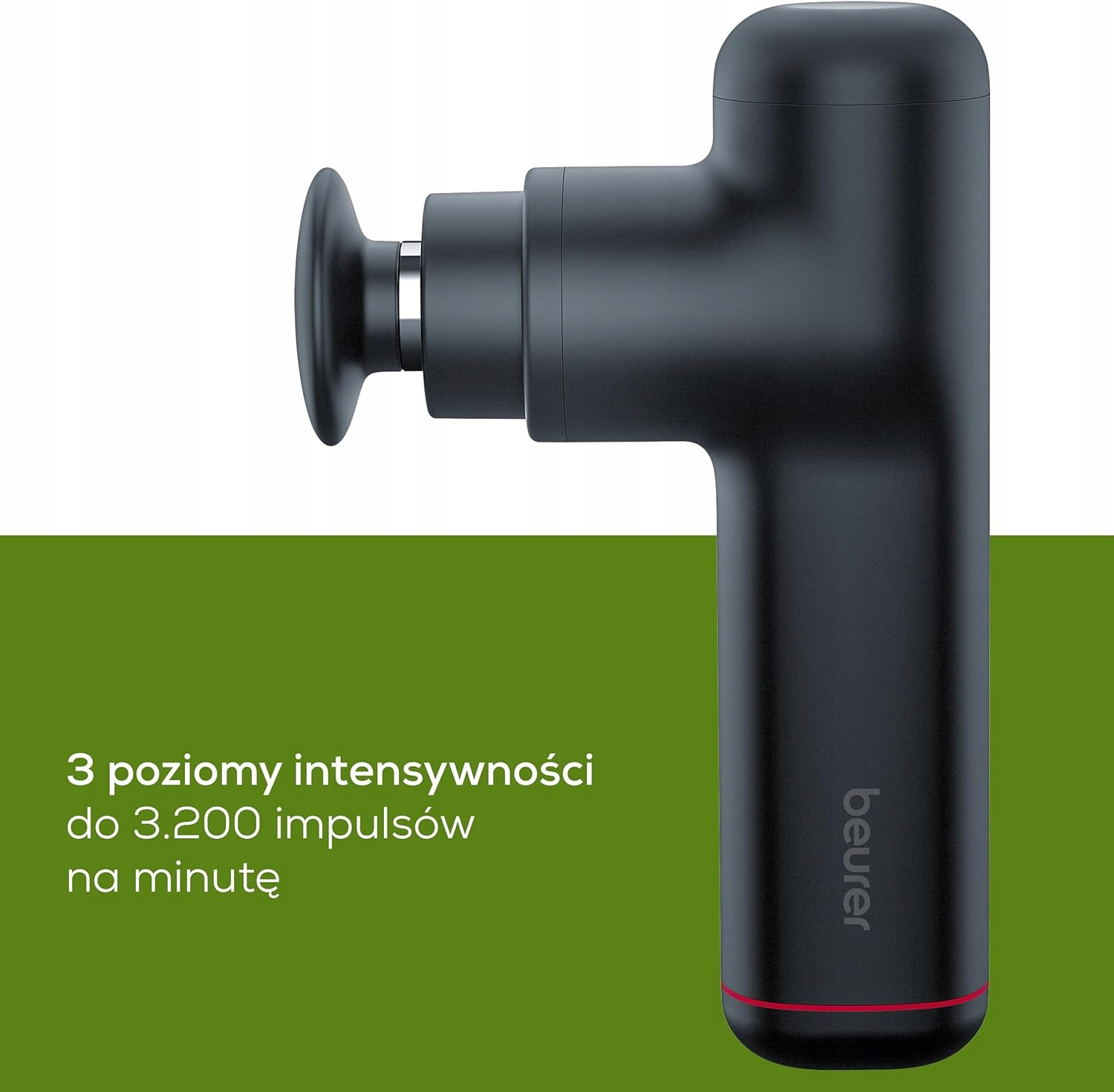 BEURER MG 79 Pistolet Do Masażu Delikatny Kompaktowy Z 3 Końcówkami — miniatura 14