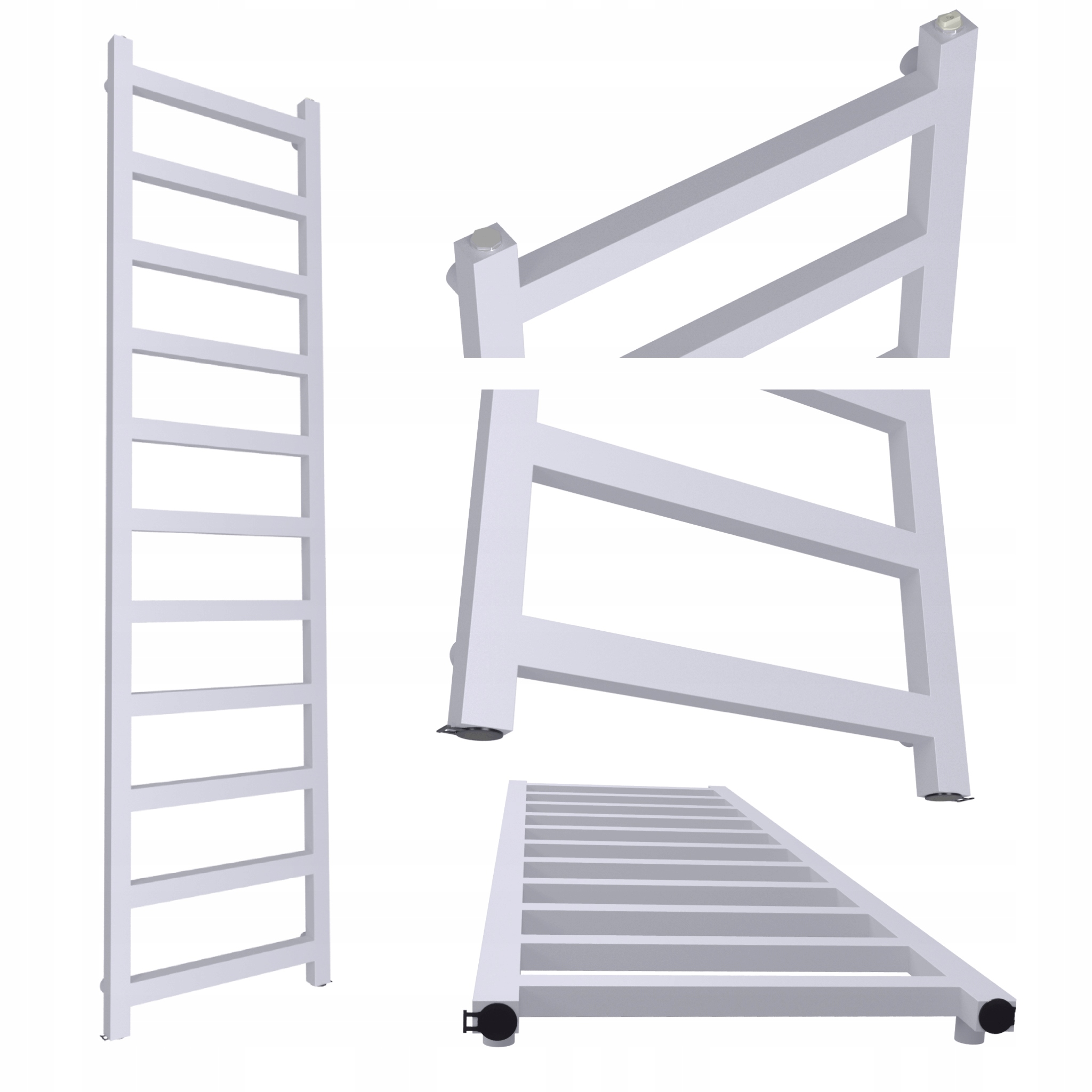 Koupelnový radiátor Box 1650x500 Šedá Struktura