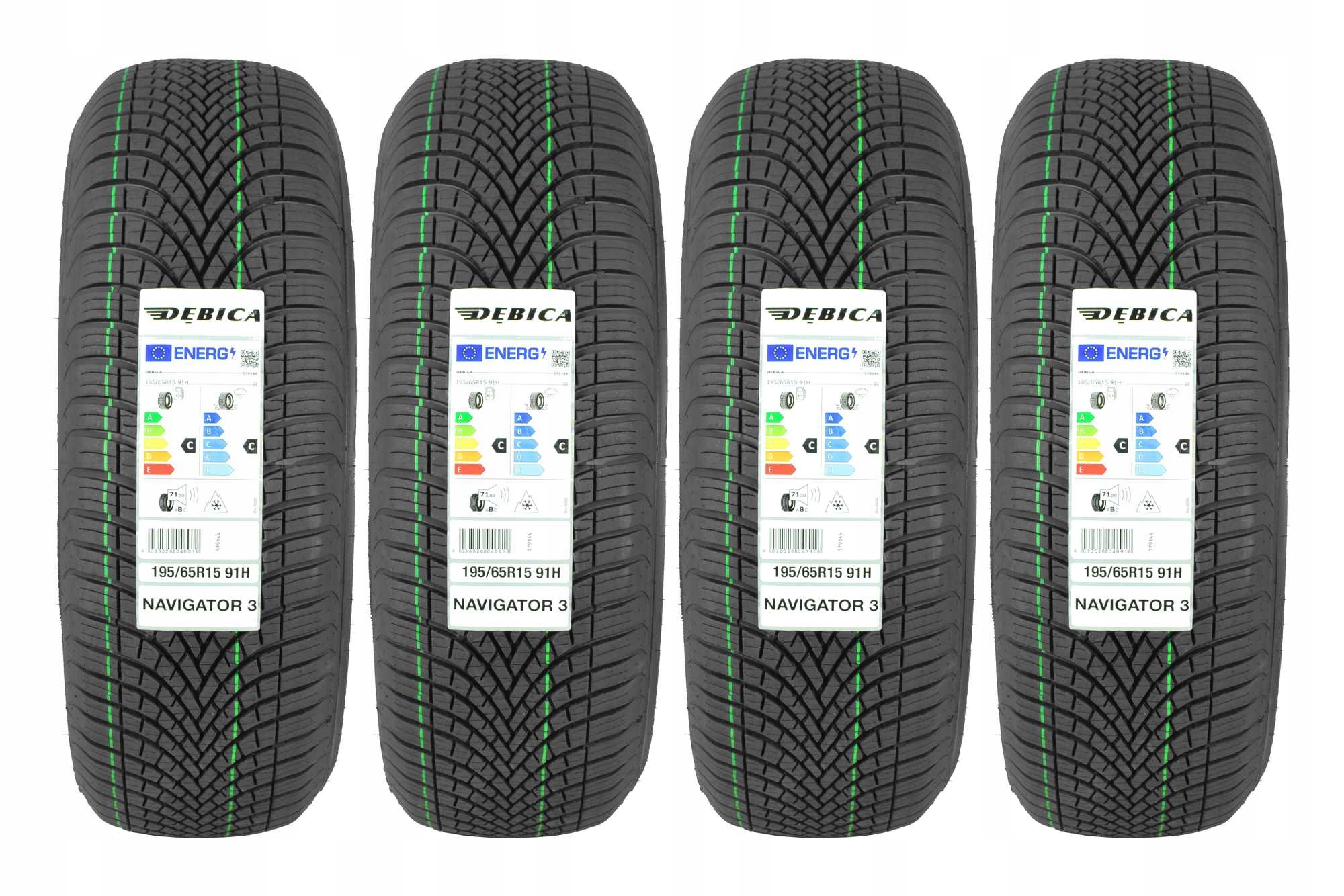 

4 Opony całoroczne 195/65R15 Dębica Navigator 3