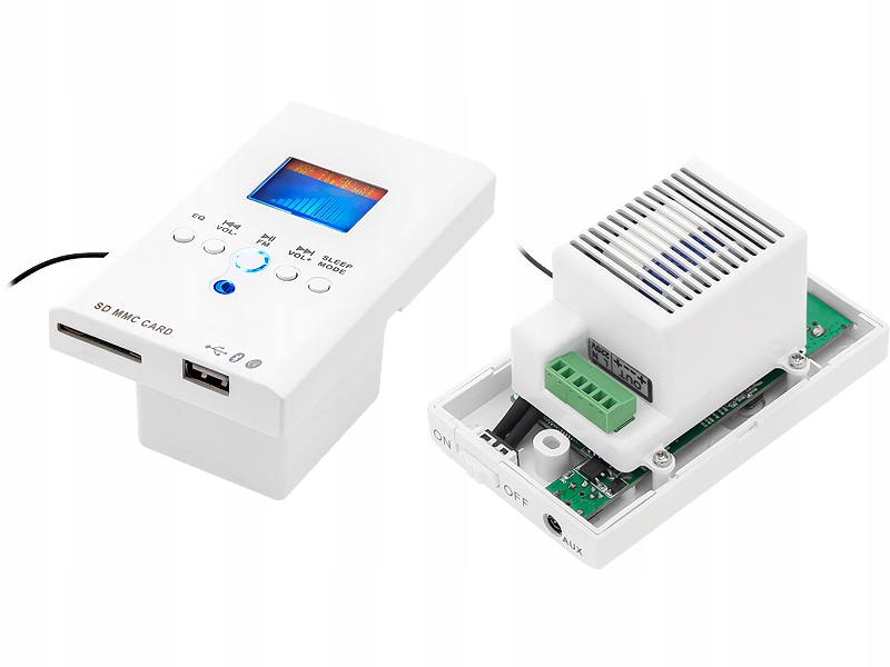 RADIO KUCHENNE ŁAZIENKOWE RECEPCJA HOL BIURO SD USB AUX Bt LCD + GŁOŚNIKI EAN (GTIN) 5900804064008