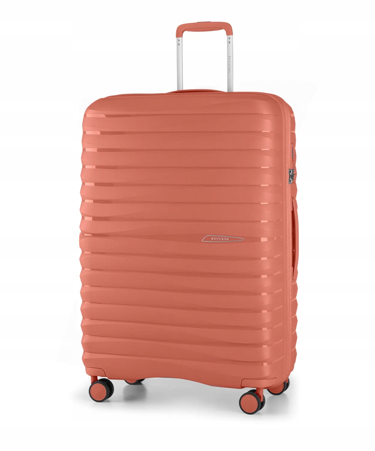 Walizka Duża Podróżna Na Kółkach Twarda XXL Puccini Pomarańczowa PP025A-9A