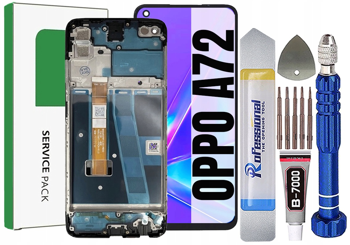 Displej Pro Oppo A72 4G Originál LCD Obrazovka Rámeček