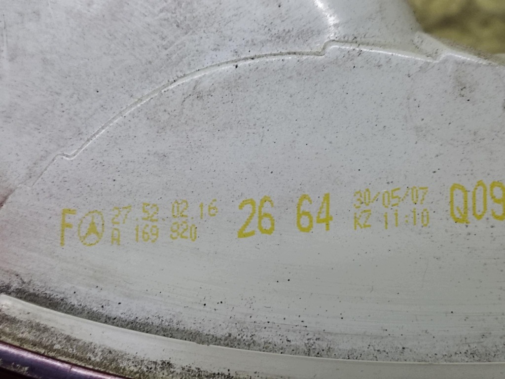 MERCEDES B class W245 light right rear part A1698202664