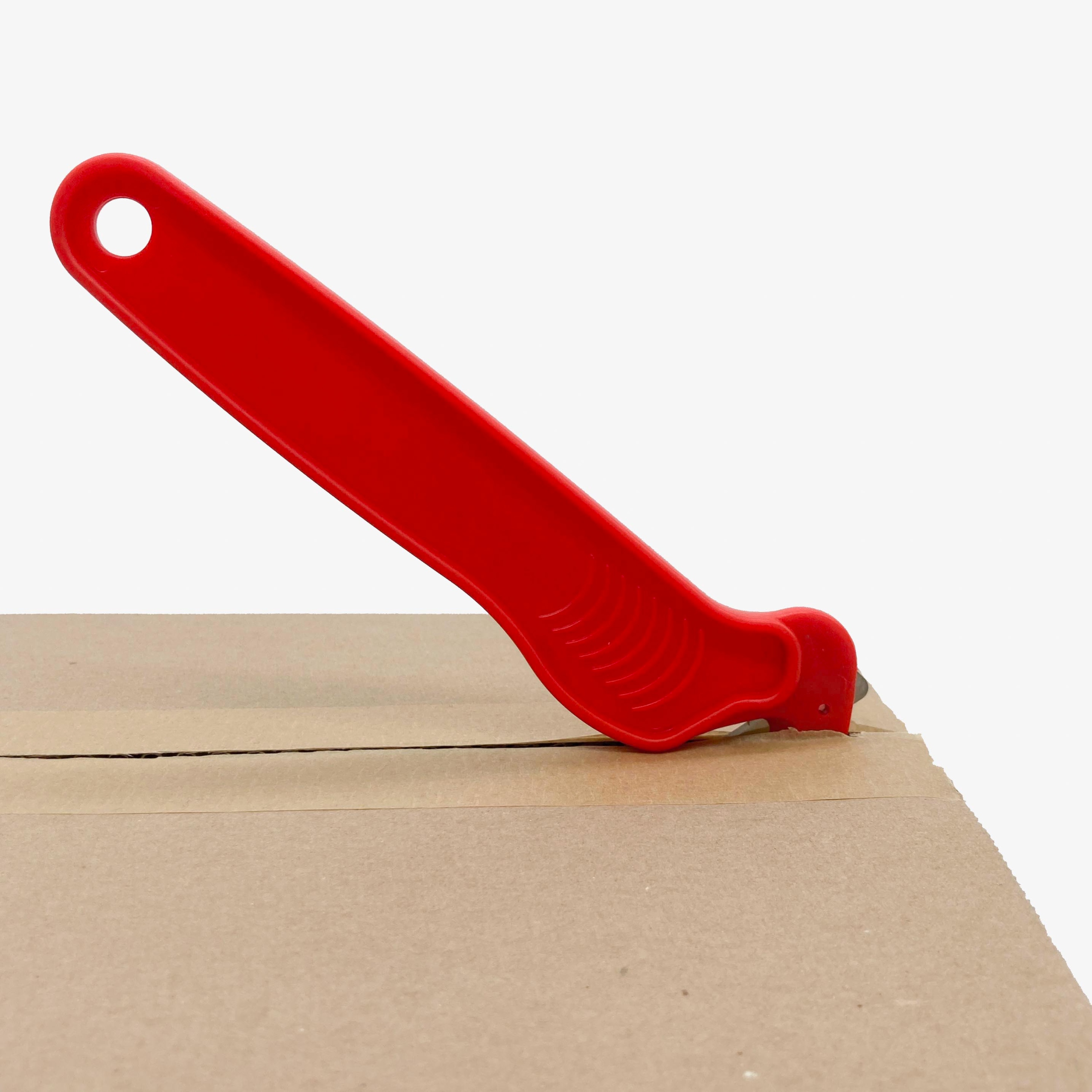 NÓŻ nożyk BEZPIECZNY - do folii, taśm i kartonów Długość 16.5 cm