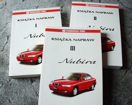 DAEWOO NUBIRA-книга по ремонту (3 томи)