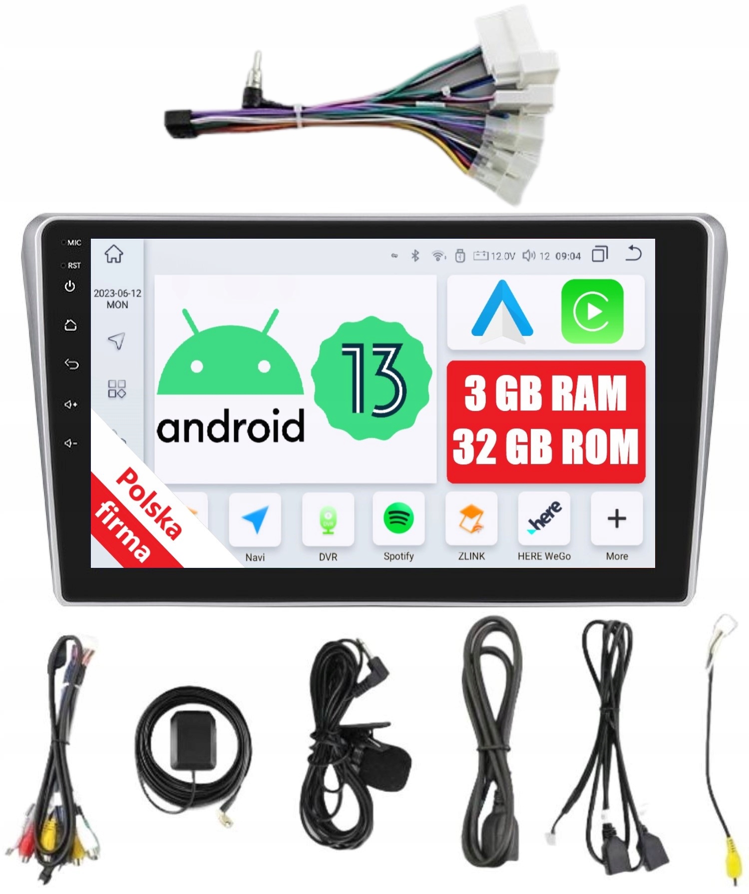 Navigácia Rádio 2DIN Android Toyota Avensis T25 3/32 Gb Dsp Carplay