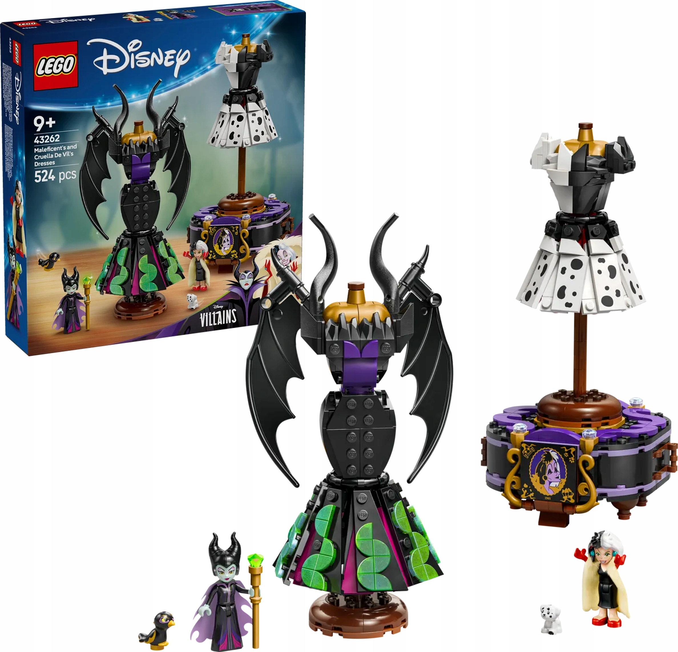 43262 Lego Disney Suknie Diaboliny i Cruelli De Mon