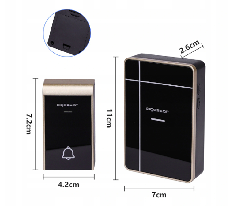 DZWONEK do DRZWI BEZPRZEWODOWY WODOODPORNY 150M Kod producenta DZWONEK do DRZWI BEZPRZEWODOWY