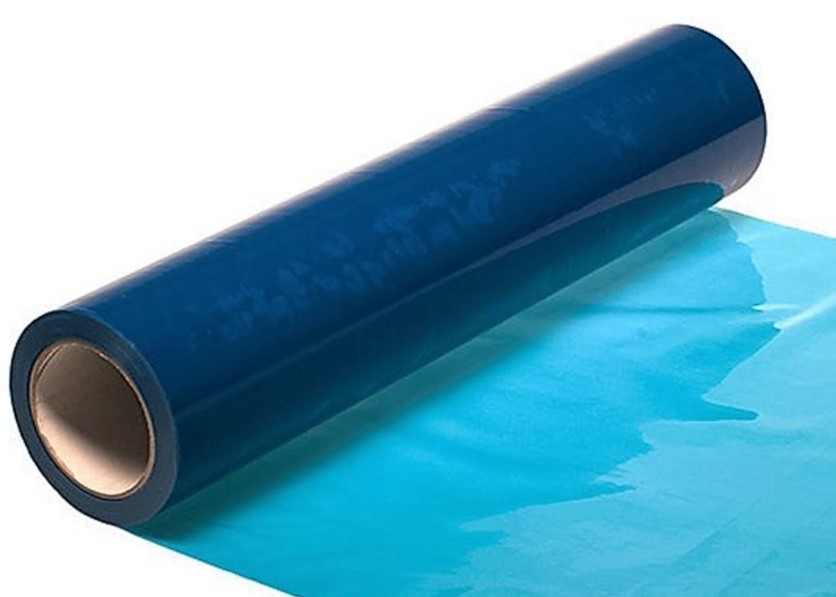 FOLIA OCHRONNA SAMOPRZYLEPNA NIEBIESKA 50cm x 75m