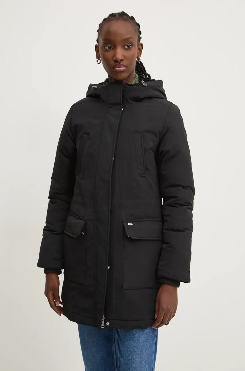 Tommy Jeans Hilfiger Péřová Bunda Technical Down Parka DW0DW18866 Bds R M