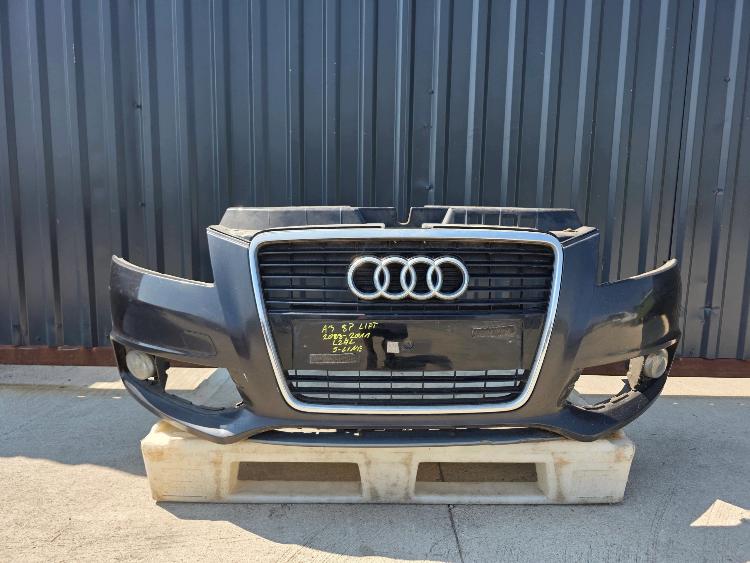 bumper front AUDI A3 8P LIFT S LINE 2008-2012 LZ7L original !!!