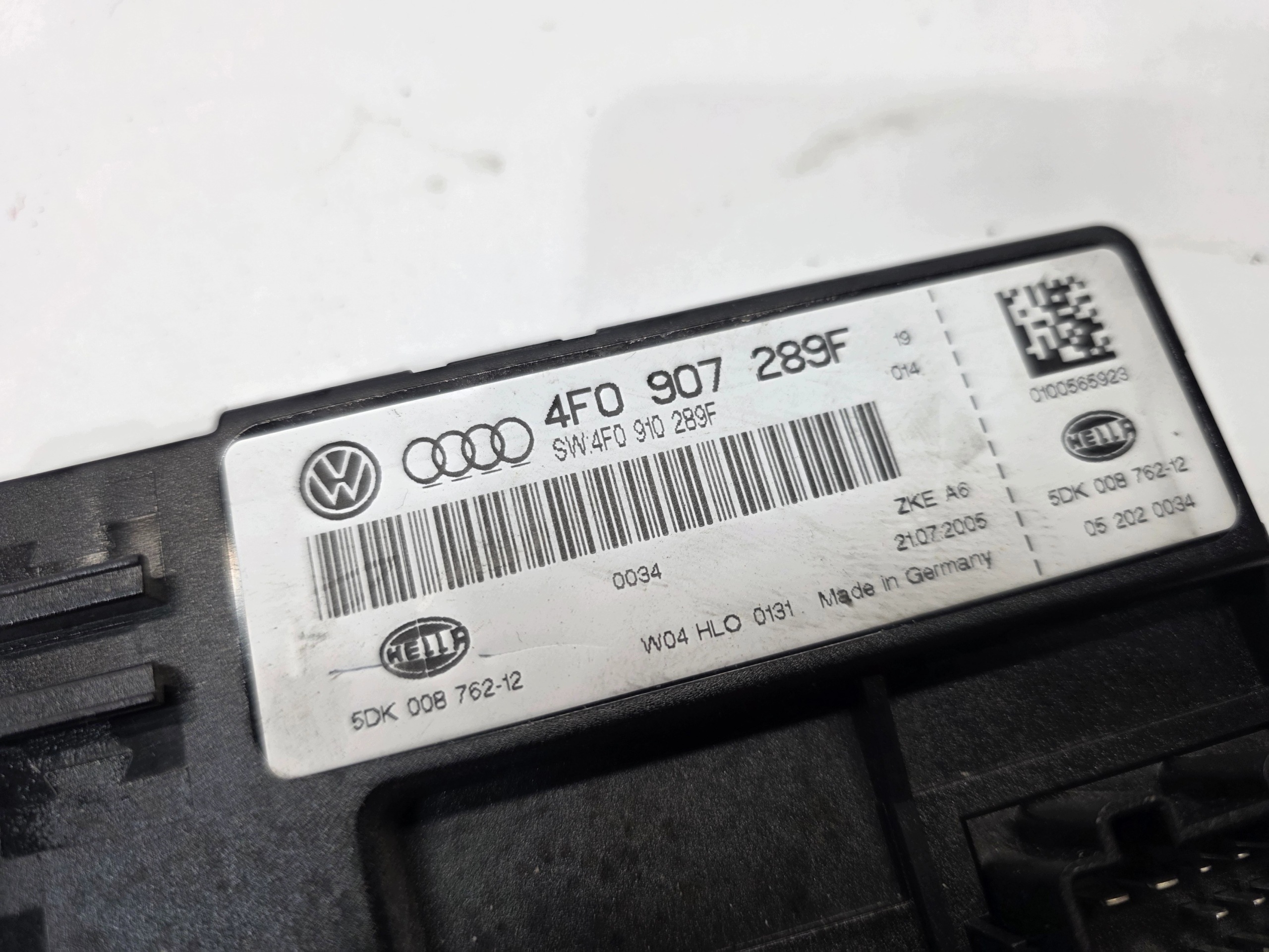 Unité commande confort AUDI A6 C6 4F0907289F 4F0910289F